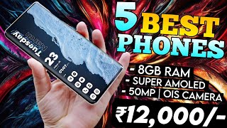 OIS CAMERA | Top 5 Best 5G Mobile Under ₹12,000/- | 8GB RAM | 6000mAh Battery | Phones under 12k