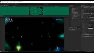 Space shooter with Post processing