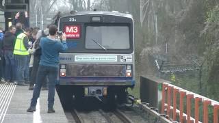 Laatste rit en afscheid Zilvermeeuw Metro GVB Amsterdam