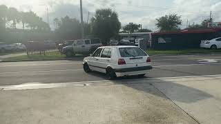 1991 Volkswagen Golf GT driving