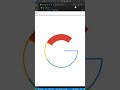 Draw Google Logo In Python Turtle 🐢 | Python Tutorial | Python Programming Project #shorts #python