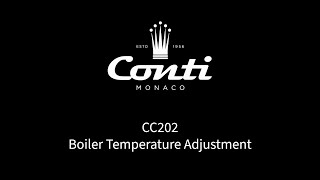 CC202- Boiler Temperature Adjustments