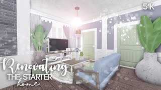 Roblox Bloxburg Aesthetic Starter Home Renovation 19k - roblox bloxburg starter house renovation