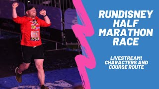 🔴 LIVE: Rundisney HALF MARATHON! Walt Disney World Resort