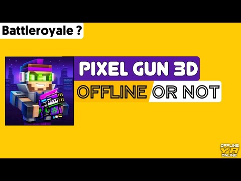 Juego Pixel Gun 3d sin conexión ya en línea