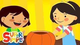 This Is The Way We Carve A Pumpkin | Kids Halloween Song | Super Simple Songs