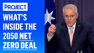 Prime Minister Scott Morrison Reveals Whats Included In The 2050 Net Zero Deal  | The Project