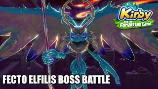 Kirby and the Forgotten Land - Fecto Elfilis Boss Battle (Wild Mode) [Nintendo Switch]