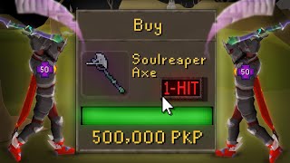 THE *BROKEN* SOULREAPER AXE 1-HITS THE RICHER PKERS! (BANK PKED) + 15M PKP GIVEAWAY! - Roat PKZ RSPS