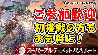 【グラブル】スパバハ討伐ライブ ご参加歓迎 初挑戦の方もお気軽に！（スーパーアルティメットバハムート）「グランブルーファンタジー」