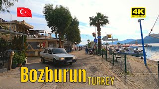 Driving Southwest Turkey: Selimiye to Bozburun, Marmaris District [4K UHD 60]