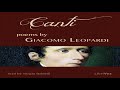 Canti | Giacomo Leopardi | Poetry | Talkingbook | Italian | 1/3