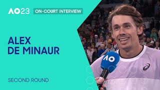 Alex de Minaur On-Court Interview | Australian Open 2023 Second Round