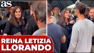 El MOMENTO en el que LETIZIA no puede más y se ROMPE del todo TRAS LO VIVIDO minutos antes | DANA