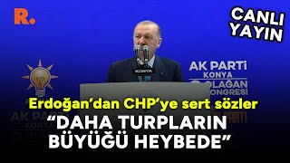 Erdoğan: Daha turpların büyüğü heybede #CANLI