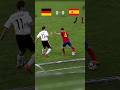 German vs Spanyol | Semi-Finals World Cup 2010 #football #shorts