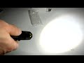 unboxing ultrafire 3w 1 mode aa led flashlight