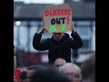 Manchester United fans stage protest at Old Trafford