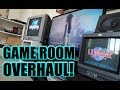 GAME ROOM OVERHAUL! - RETRO GAMING ARTS