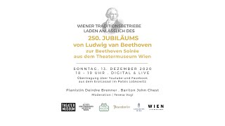 Beethoven Soirée live aus dem Theatermuseum Wien