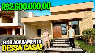 Casa térrea 222m2, lote de 360m2, casa com fino acabamento