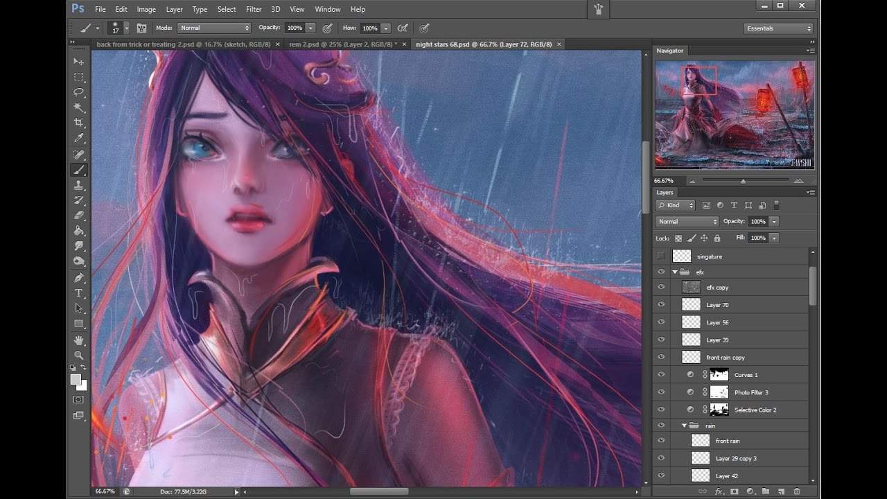 Digital Speedpaint Dusk Youtube