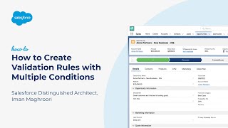 How to Create Validation Rules with Multiple Conditions | Salesforce Platform