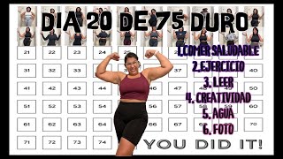 75 HARD CHALLENGE | WORK YOUR MIND, BODY AND HEART | LOSE WEIGHT IN 75 DAYS 🩷 DAY 20 OF 75🩷