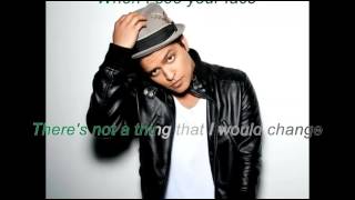 Bruno Mars - Just The Way You Are from DOO-WOPS & Hooligans Album Lyric