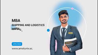 Shipping and Logistics Management | AMET University