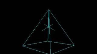 Quickbasic 3D pyramid