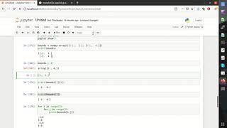 numpy array row and column selection