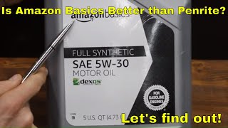 Is Amazon Basics Motor Oil better than Penrite? Let's find out!