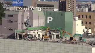 とくしまCITY解体工事-33-The demolition work of the building in Tokushima(Japan）