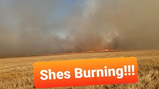 Burning Straw!! Residue Management