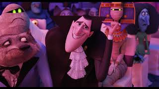 Congratulations mavis and Jonathan, hotel Transylvania wedding scene