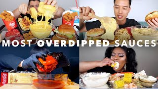 Mukbangers overdipping DIFFERENT TYPES OF SAUCES