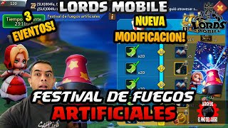 FESTIVAL DE FUEGOS ARTIFICIALES ARQUE LORDS MOBILE 2025 🤩✅🎀🎁