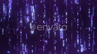 Machine Learning Binary Code Fly-Through 4K Motion Graphics