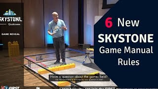 6 New FTC SKYSTONE Game Manual Rules 2019-20