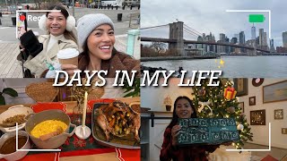 DAYS IN MY LIFE 💕 a week in new york, unboxing advent calendars, parties + grwms!