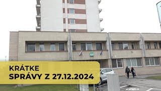 Krátke správy z 27.12.2024