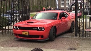 Dodge Challenger SRT-8 Hellcat - BRUTAL Power, Burnouts, Accelerations!