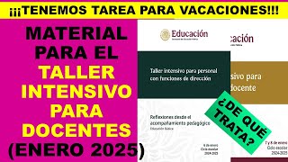 Soy Docente: TALLER INTENSIVO PARA DOCENTES (ENERO 2025)