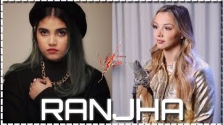 RANJHA (From "Shershaah") - Covered by Aish And Emma Heeters  [English vs Hindi Cover]  @caramity