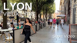 LYON Walking Tour [4K] VIEUX LYON (Short Video)