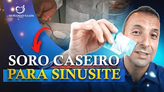 LAVAGEM NASAL CASEIRA COM ADOÇANTE E QUE COMBATE INFECÇÃO BACTERIANA