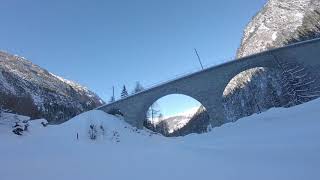 Sledding from Preda to Bergun