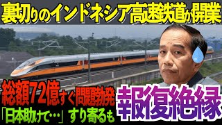 【海外の反応】インドネシア裏切りの中国製高速鉄道が開業！「それは〇〇だ！」日本ブチギレ！【海外の反応ジャパンTV】