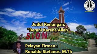 RENUNGAN HARIAN BUKIT SION MAKALE SENIN 27 SEPTEMBER 2021 (Ester 4: 1-17)